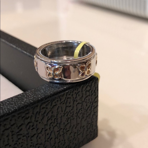 STERLING SILVER BUTTERFLY RING SIZE 6 - Picture 2 of 10